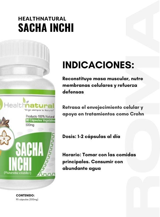 SACHA INCHI HEALTHNATURAL 500MG + REGALO PASTILLERO - 3