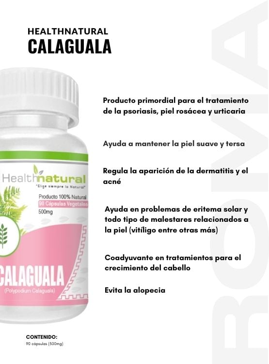 CALAGUALA HEALTHNATURAL 500MG + REGALO PASTILLERO - 2