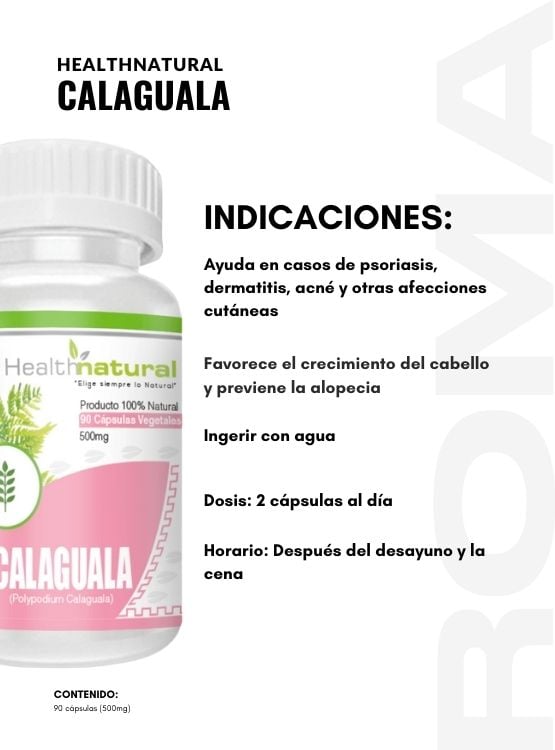 CALAGUALA HEALTHNATURAL 500MG + REGALO PASTILLERO - 3