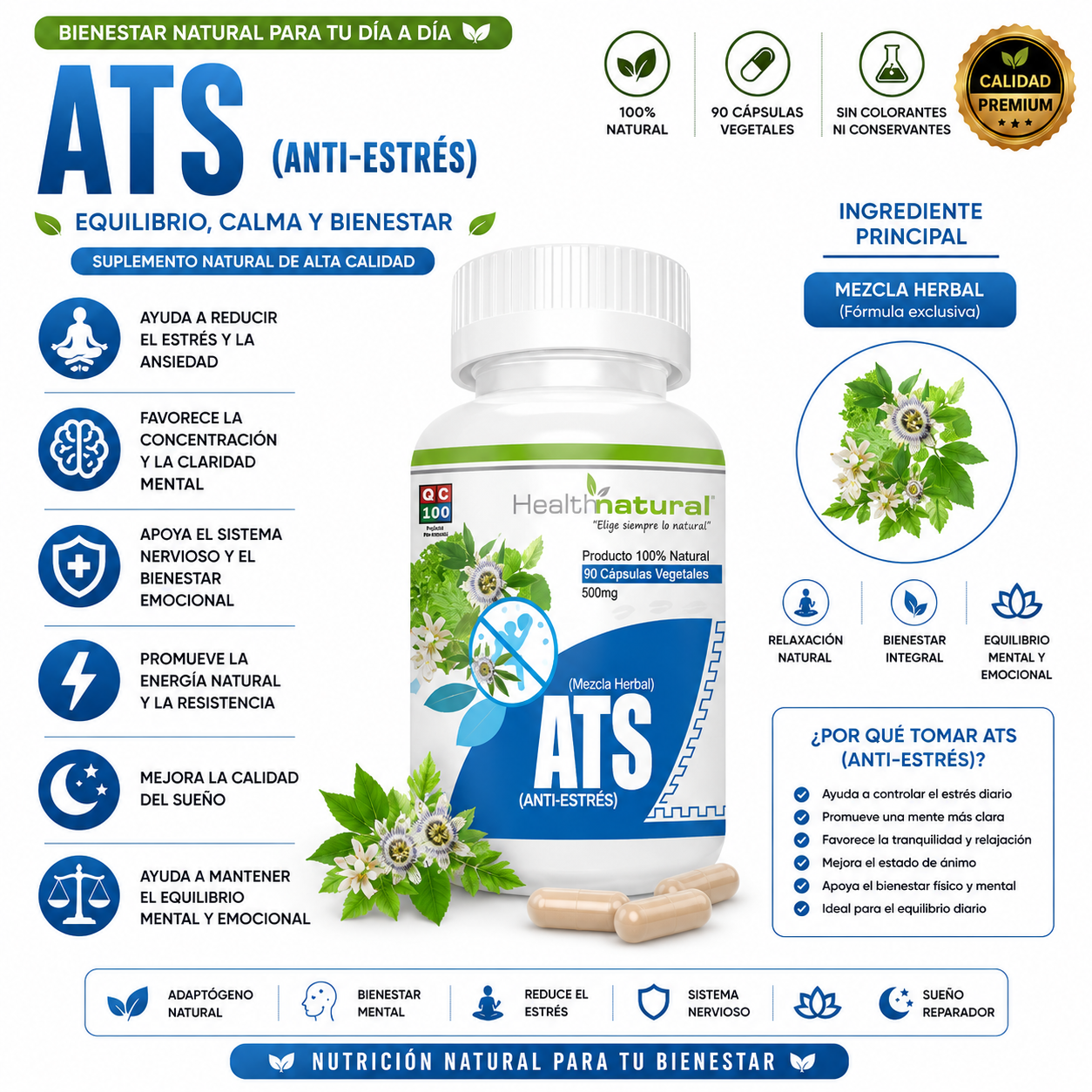 CASTAÑO DE INDIAS HEALTHNATURAL + ATS(ANTI-STRES) HEALTHNATURAL - 3