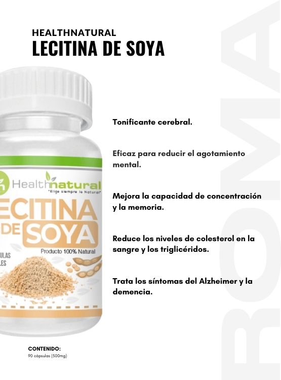 LECITINA DE SOYA HEALTHNATURAL 500MG + REGALO PASTILLERO - 2