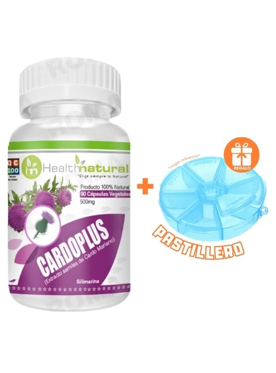 CARDOPLUS HEALTHNATURAL 500MG + REGALO PASTILLERO - 1