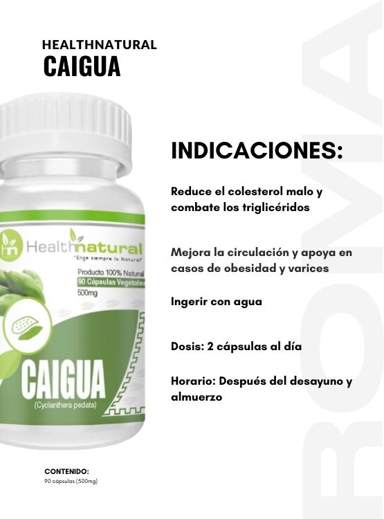 PACK 2 CAIGUA HEALTHNATURAL 1000MG + REGALO PASTILLERO - 3