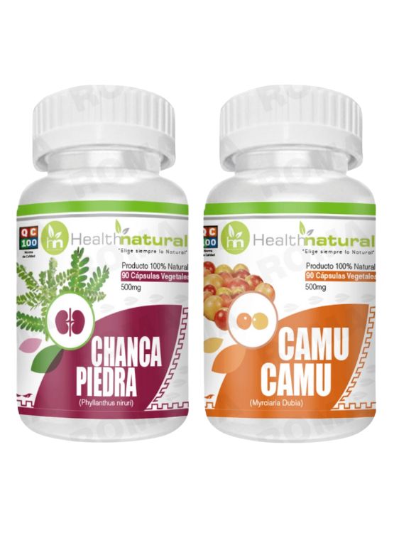 CHANCA PIEDRA HEALTHNATURAL 500MG + CAMU CAMU HEALTHNATURAL 500MG - 1