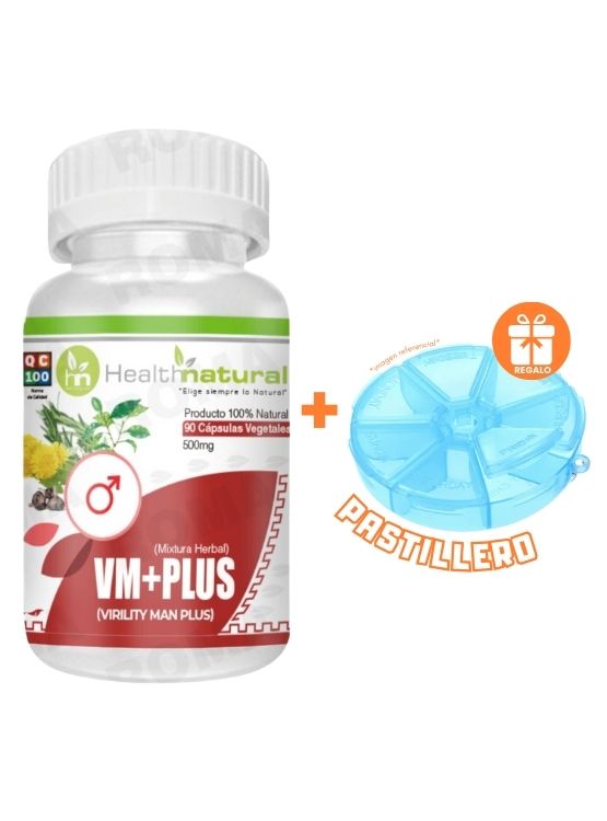 VM+(VIRILITY MAN PLUS) 500MG + REGALO PASTILLERO - 1