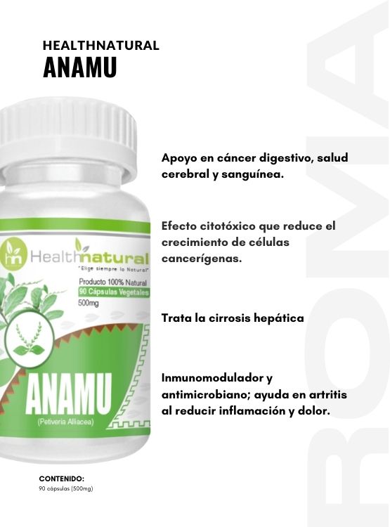 PACK 2 ANAMU HEALTHNATURAL 1000MG + REGALO PASTILLERO - 2