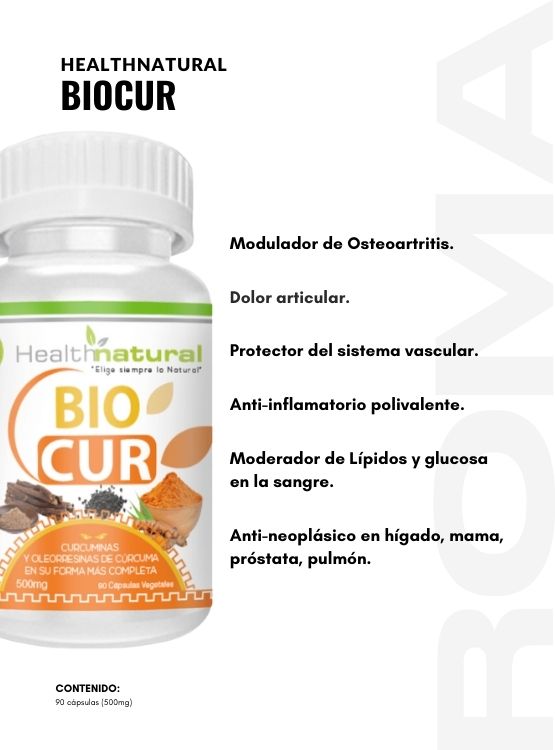 PACK 3 BIOCUR HEALTHNATURAL 1500MG + REGALO PASTILLERO - 2