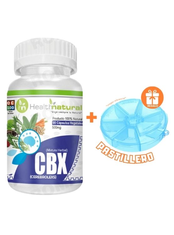 CEREBROLEXS (CBX) HEALTHNATURAL 500MG + REGALO PASTILLERO - 1