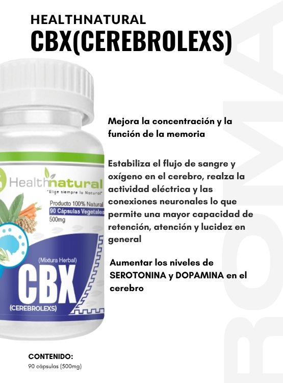 BISGLICINATO DE MAGNESIO HEALTHNATURAL + CBX(CEREBROLEXS)HEALTHNATURAL - 3