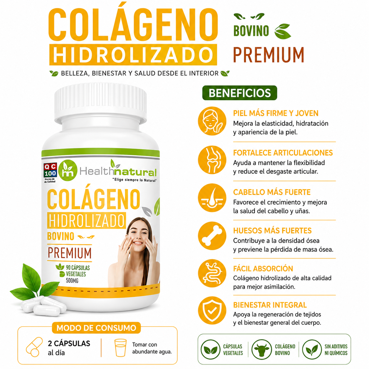 CASTAÑO DE INDIAS HEALTHNATURAL + COLÁGENO HIDROLIZADO HEALTHNATURAL - 3