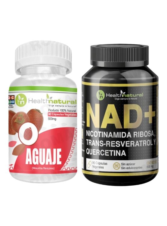 AGUAJE HEALTHNATURAL 500MG + NAD+ HEALTHNATURAL 500MG - 1
