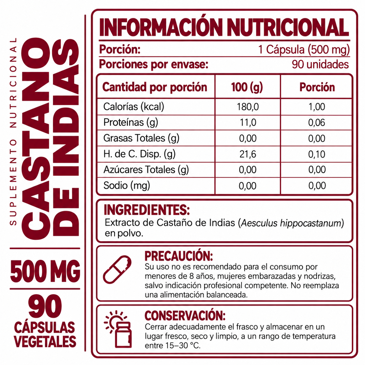 PACK 2 CASTAÑO DE INDIAS HEALTHNATURAL 1000MG - 2