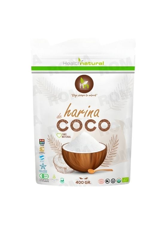 HARINA DE COCO EN POLVO 400G HEALTHNATURAL - 1