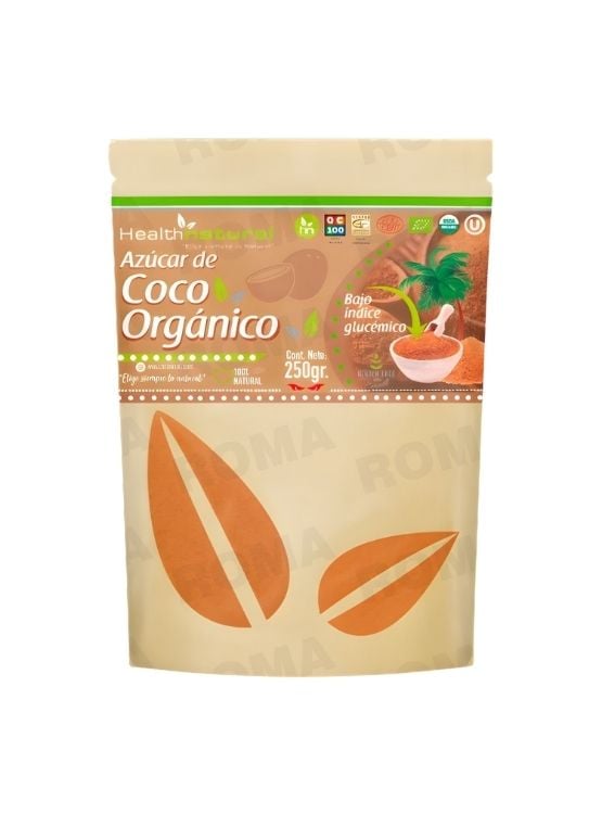 AZÚCAR DE COCO ORGÁNICO 250G HEALTHNATURAL - 1