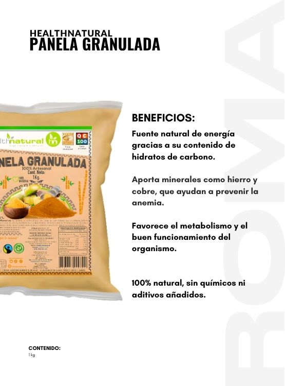PANELA GRANULADA 1KG HEALTHNATURAL - 2