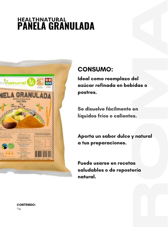PANELA GRANULADA 1KG HEALTHNATURAL - 3