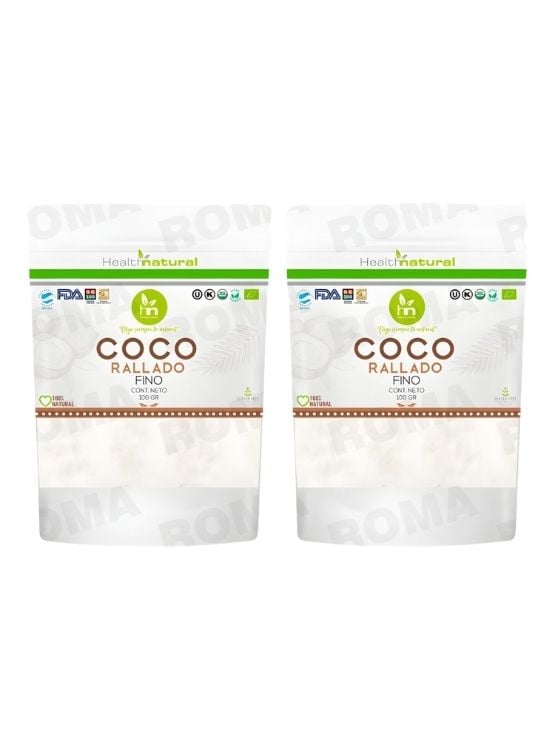 PACK 2 COCO RALLADO FINO 100G HEALTHNATURAL - 1