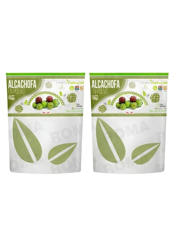 PACK 2 ALCACHOFA EN POLVO 150G HEALTHNATURAL - 1