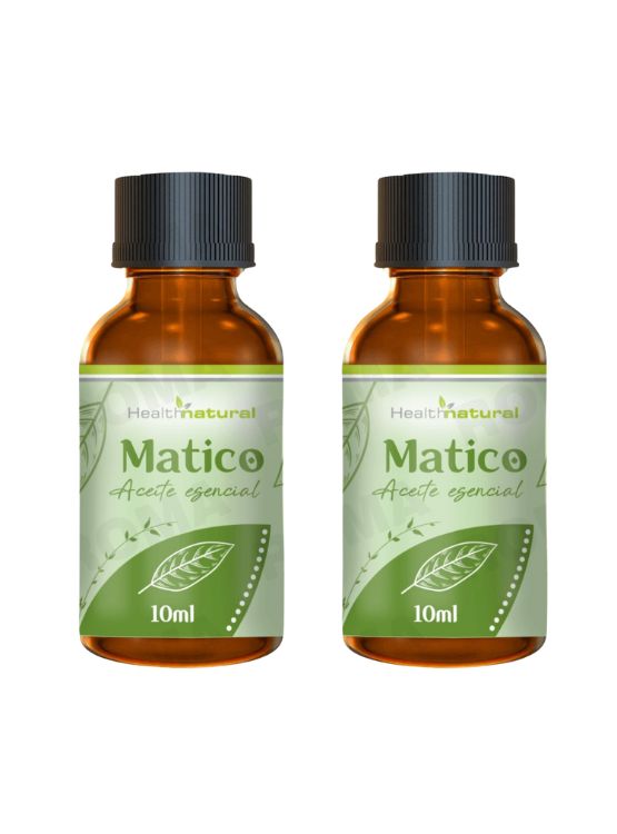 PACK 2 ACEITE ESENCIAL DE MATICO HEALTHNATURAL 20ML - 1