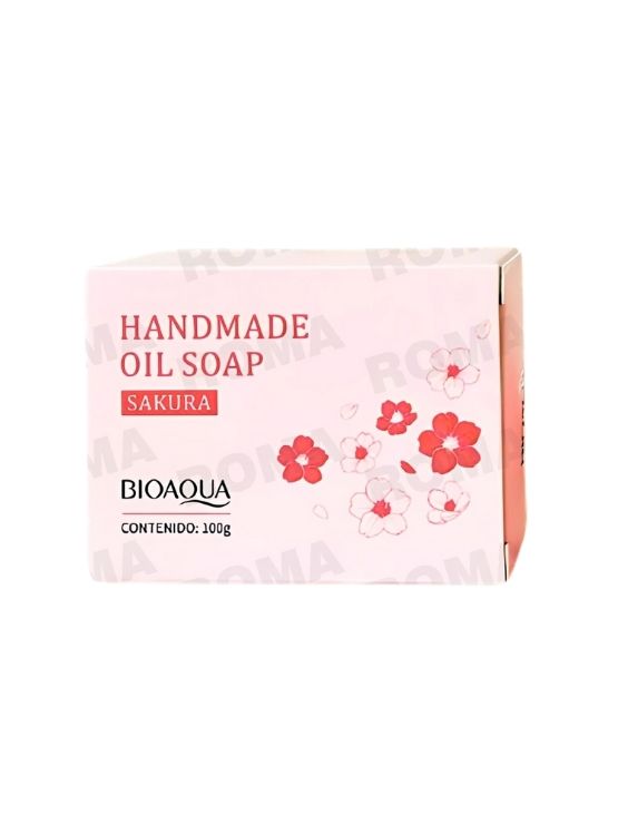 JABÓN EN BARRA JAPAN SAKURA 100G BIOAQUA - 1