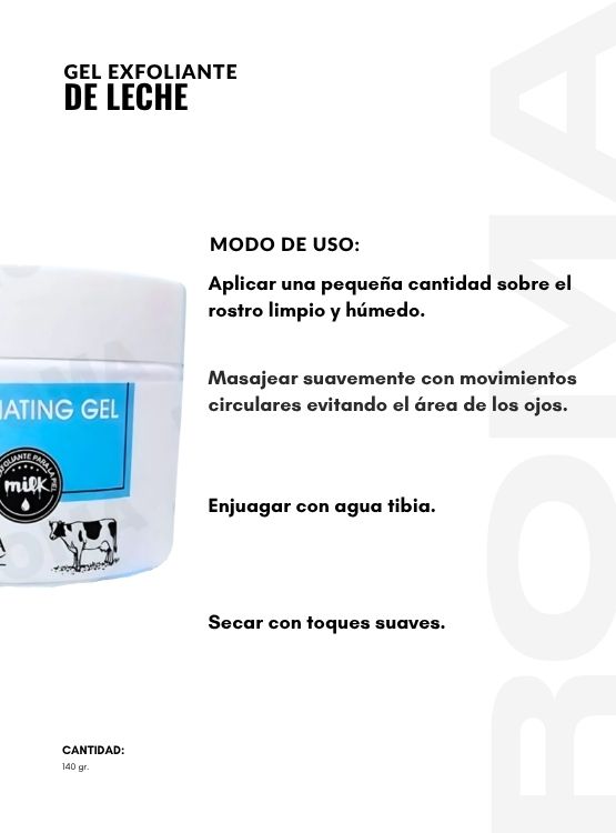 PACK 3 GEL EXFOLIANTE DE LECHE 140G BIOAQUA - 3