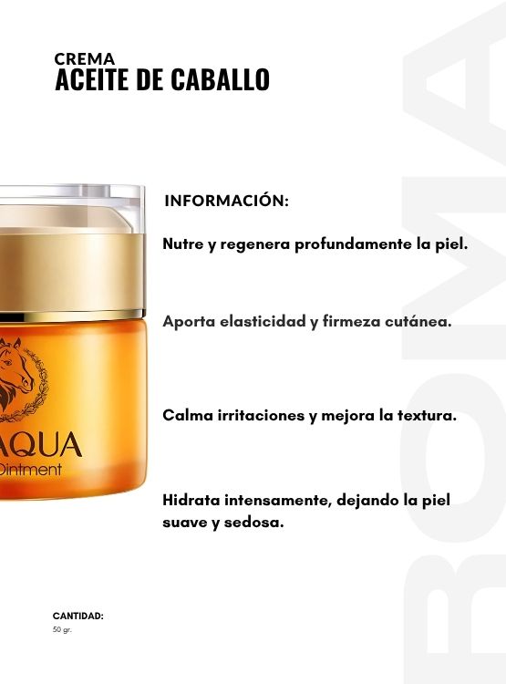 CREMA ACEITE DE CABALLO 50G BIOAQUA - 2