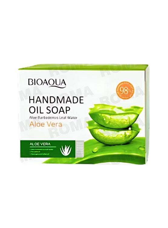 JABÓN EN BARRA DE ALOE VERA BIOAQUA 100G - 1