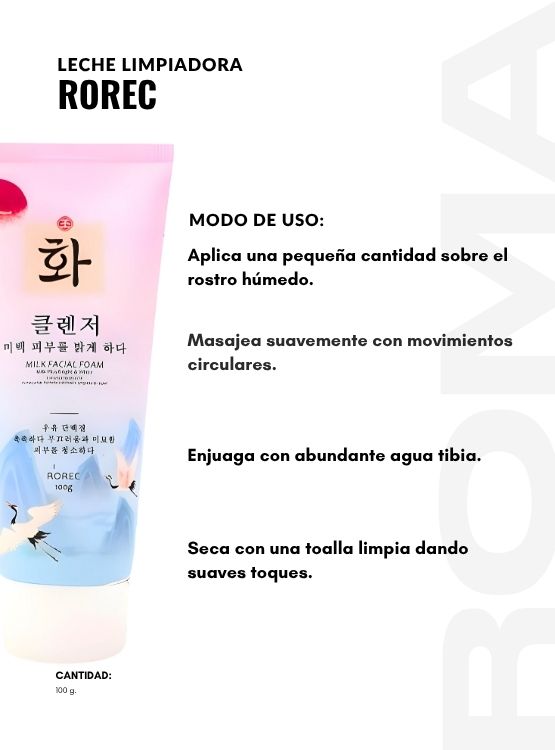 PACK 3 LECHE LIMPIADORA ROREC 100G - 3