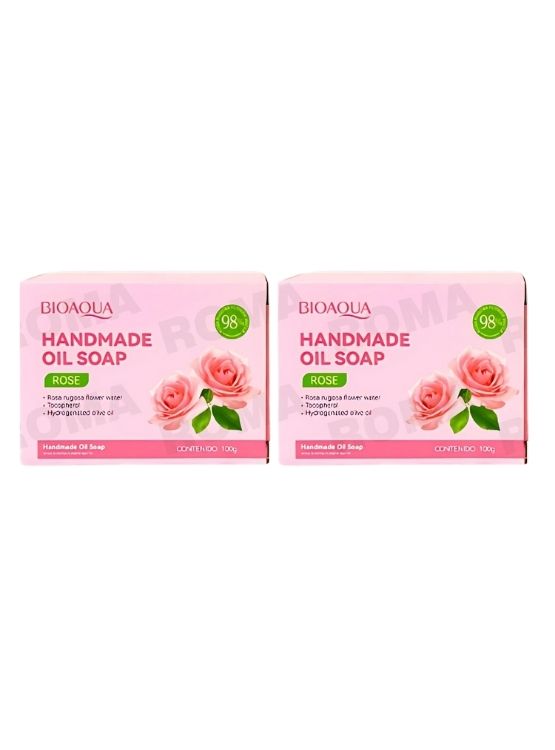 PACK 2 JABÓN EN BARRA DE ROSAS BIOAQUA 100G - 1
