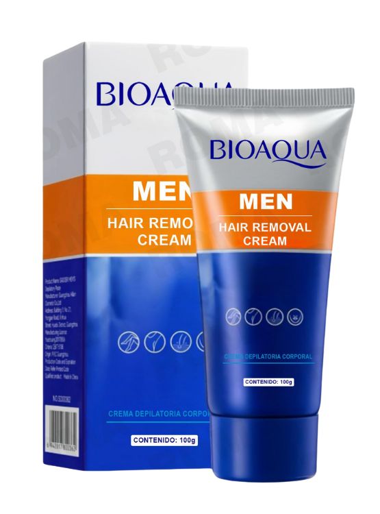 CREMA DEPILATORIA MASCULINA BIOAQUA 100G - 1