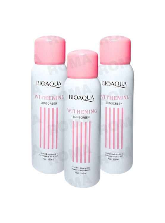 PACK 3 BLOQUEADOR BLANQUEADOR SPRAY 150ML BIOAQUA - 1