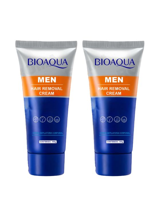 PACK 2 CREMA DEPILATORIA MASCULINA BIOAQUA 200G - 1