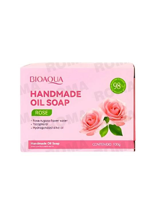 JABÓN EN BARRA DE ROSAS BIOAQUA 100G - 1