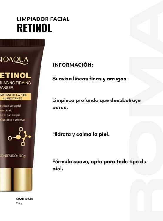 PACK 2 LIMPIADOR FACIAL RETINOL 100G - 2