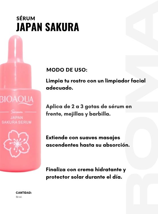 SÉRUM JAPAN SAKURA 30ML BIOAQUA - 3