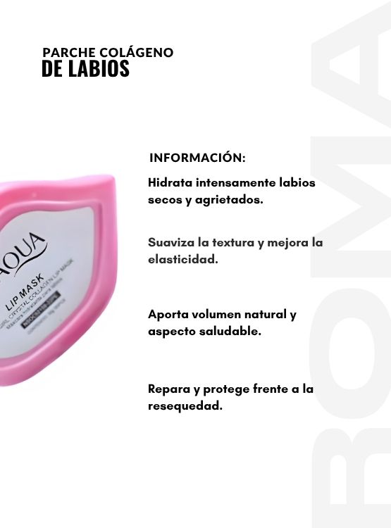 PARCHE PARA LABIOS COLÁGENO BIOAQUA - 2
