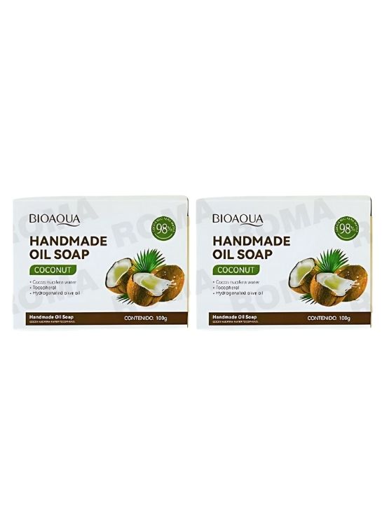 PACK 2 JABÓN EN BARRA DE COCO BIOAQUA 100G - 1