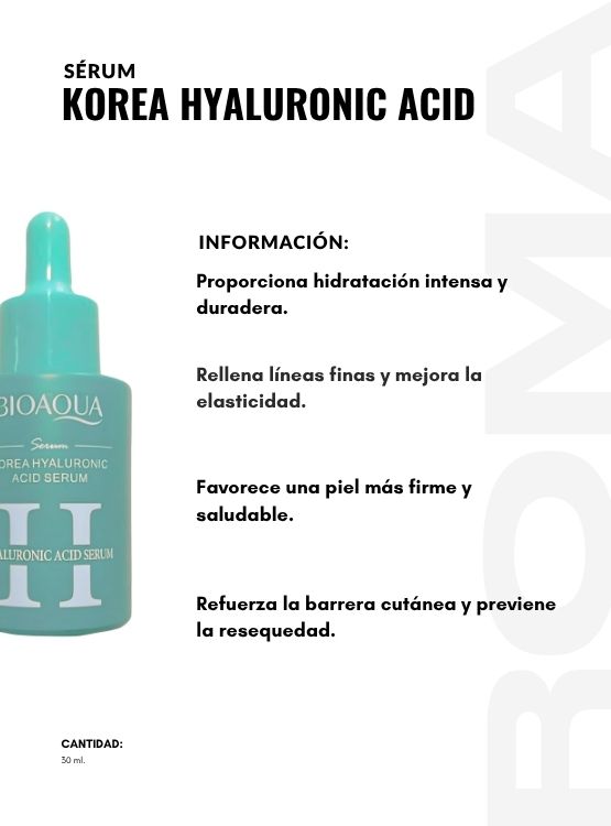 PACK 2 SÉRUM KOREA HYALURONIC 30ML BIOAQUA - 2