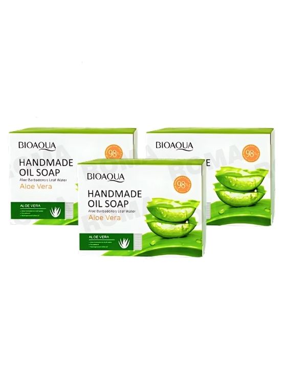 PACK 3 JABÓN EN BARRA DE ALOE VERA BIOAQUA 100G - 1
