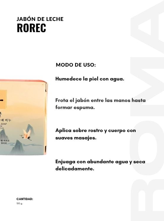 JABÓN DE LECHE ROREC 100G - 3