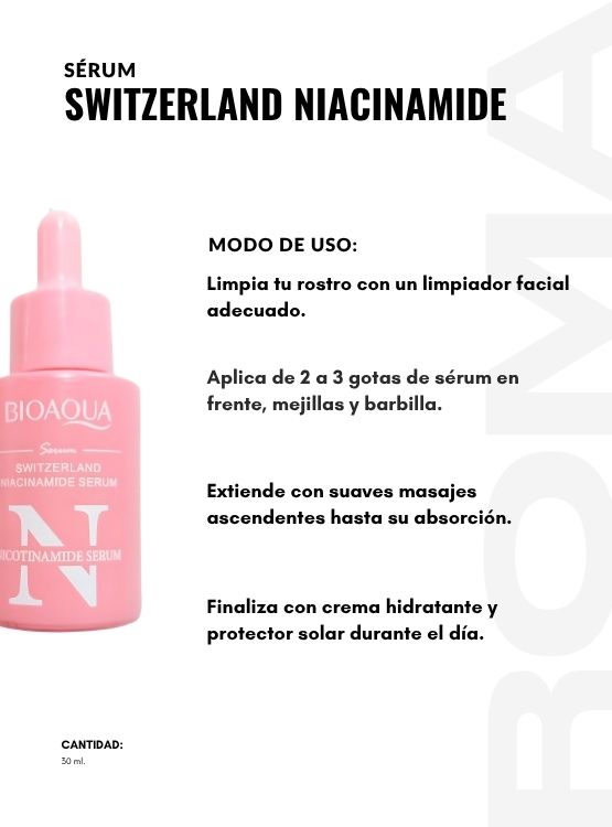 PACK 2 SÉRUM SWITZERLAND NIACINAMIDE 30ML BIOAQUA - 3