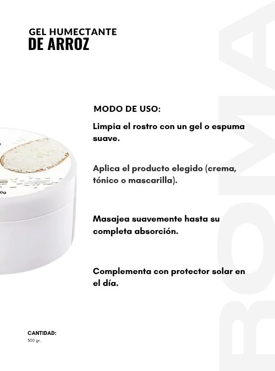 PACK 2 GEL HUMECTANTE DE ARROZ 300G BIOAQUA - 3