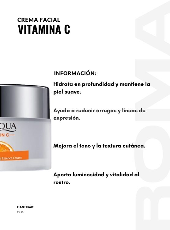CREMA FACIAL VITAMINA C 50G BIOAQUA - 2
