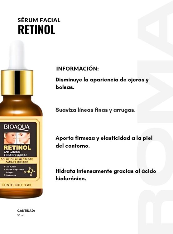 PACK 3 SÉRUM FACIAL RETINOL 30ML BIOAQUA - 2