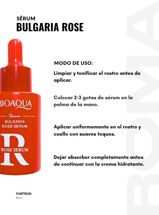 PACK 3 SÉRUM BULGARIA ROSE 30ML BIOAQUA - 3