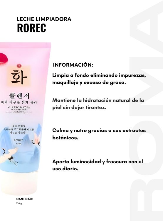 PACK 2 LECHE LIMPIADORA ROREC 100G - 2
