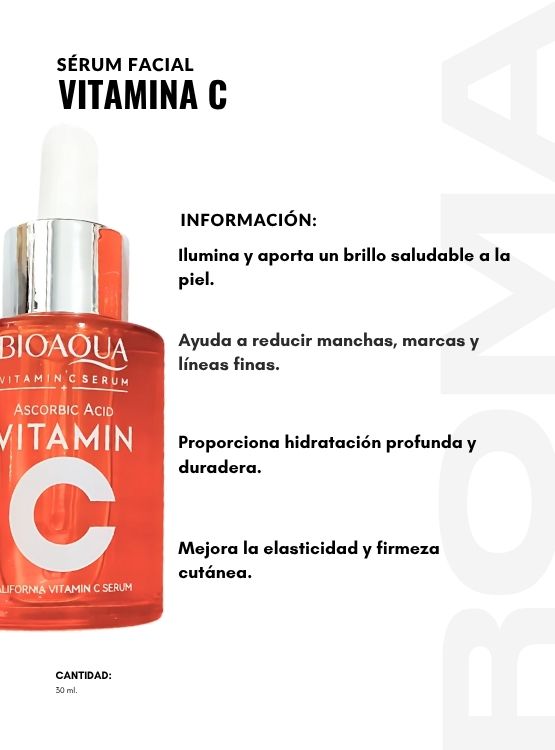 PACK 3 SÉRUM FACIAL VITAMINA C 30ML BIOAQUA - 2