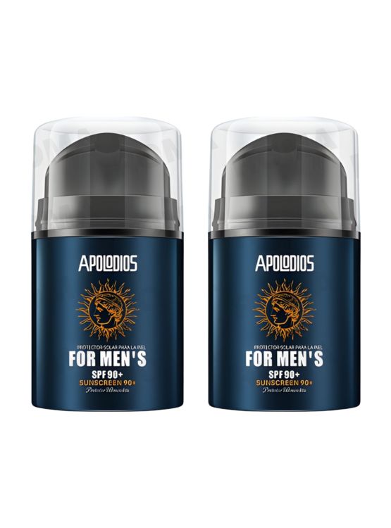 PACK 2 PROTECTOR SOLAR FOR MEN SPF90+ 50G APOLODIOS - 1