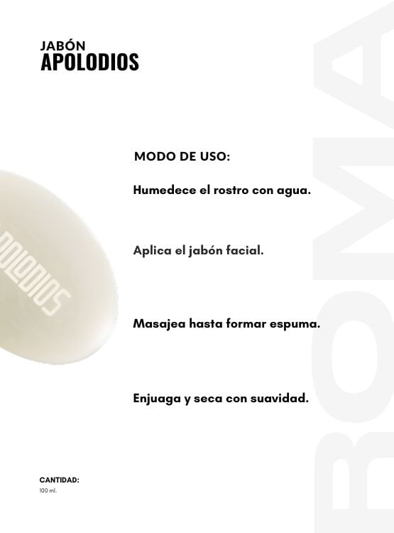 PACK 3 JABÓN FOR MEN 100ML APOLODIOS - 3