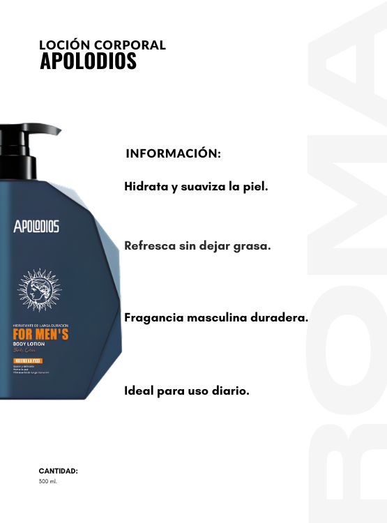 PACK 3 LOCIÓN CORPORAL SOLAR FOR ME 300ML APOLODIOS - 2